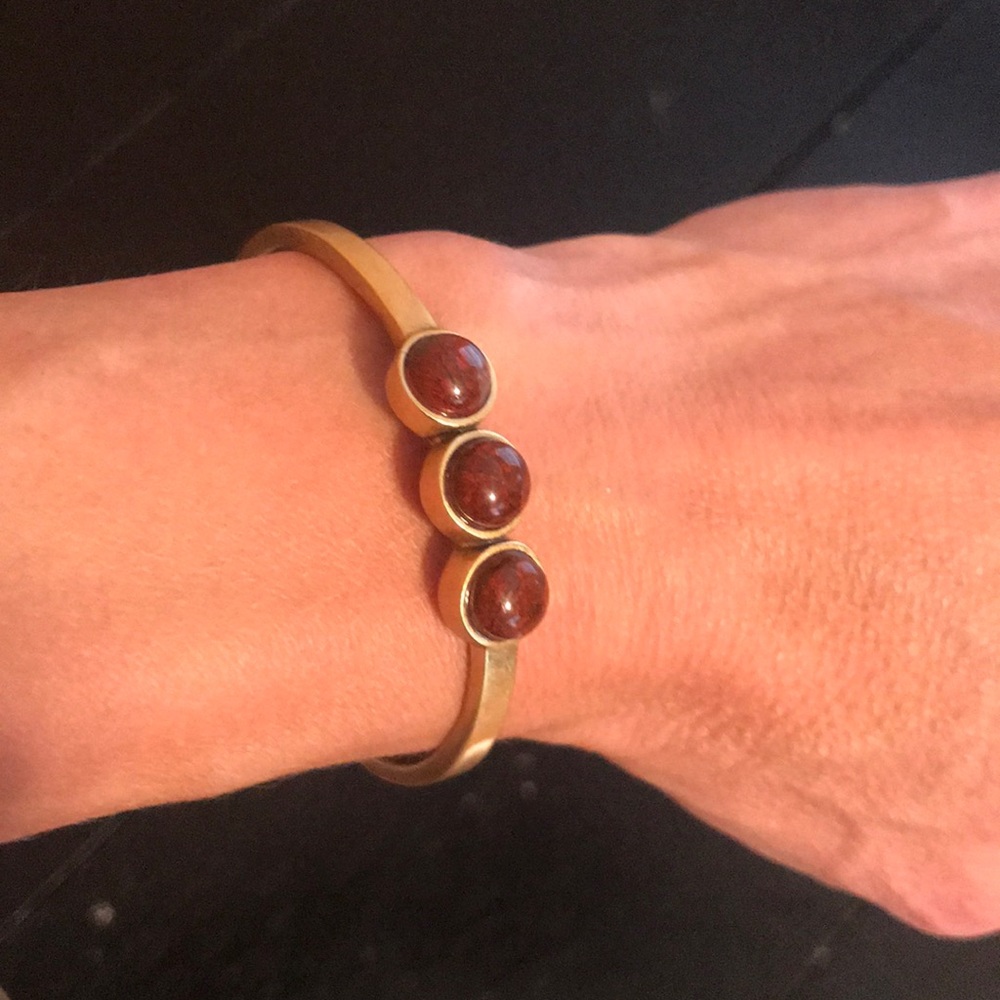 Madewell Gold Bracelet Brown